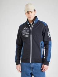 CAMP DAVID Softshelljacke mit Stehkragen navy / enzian / weiß