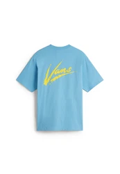 VANS T-Shirt 'CLASSIC' azur/gelb