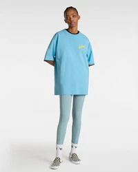 VANS T-Shirt 'CLASSIC' azur/gelb