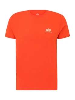 ALPHA INDUSTRIES T-Shirt dunkelorange