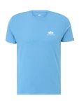 ALPHA INDUSTRIES T-Shirt hellblau/weiß