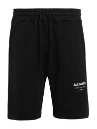 Shorts 'UNDRGRND' (GOTS) schwarz / wei