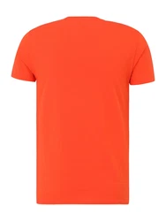 ALPHA INDUSTRIES T-Shirt orange/weiß