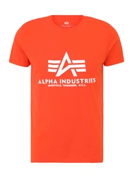 T-Shirt orange / wei