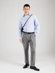 SELECTED HOMME Hemd Langarmhemd hellblau/weiß
