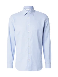SELECTED HOMME Hemd Langarmhemd hellblau/weiß