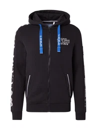 Sweatjacke navy / azur / wei