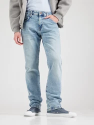 Mavi Slim-fit-Jeans JAKE 5-Pocket-Style hellblau