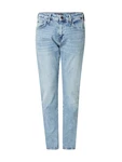 Mavi Slim-fit-Jeans JAKE 5-Pocket-Style hellblau