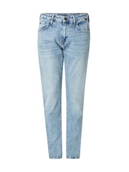 Mavi Slim-fit-Jeans JAKE 5-Pocket-Style hellblau