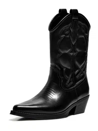 Cowboystiefel schwarz