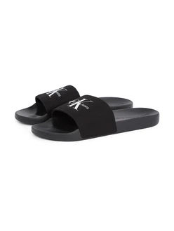Calvin Klein Jeans Pantolette schwarz/weiß