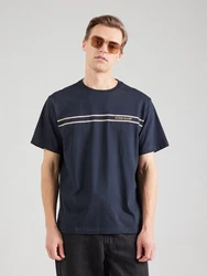 GUESS JEANS T-Shirt marineblau/offwhite
