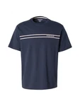 GUESS JEANS T-Shirt marineblau/offwhite