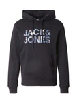 Jack & Jones Kapuzensweatshirt JJEBRYAN CORP LOGO SWEAT HOOD blau / taubenblau / schwarz / weiß