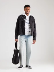 Jack & Jones Kapuzensweatshirt JJEBRYAN CORP LOGO SWEAT HOOD navy/schwarz/weimeliert
