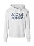 Jack & Jones Kapuzensweatshirt JJEBRYAN CORP LOGO SWEAT HOOD navy/schwarz/weimeliert