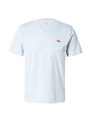 LEVI'S T-Shirt 'Housemark V Neck Tee' 'Original HM' 'Original' hellblau