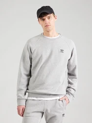 adidas Originals Sweatshirt ESS CREW FT hellgrau/schwarz