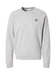 adidas Originals Sweatshirt ESS CREW FT hellgrau/schwarz