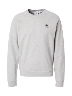 adidas Originals Sweatshirt ESS CREW FT hellgrau/schwarz