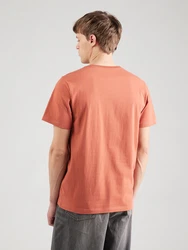 LEVI'S T-Shirt 'Housemark V Neck Tee' 'Original HM' 'Original' melone/dunkelrot/weiß