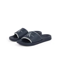 Calvin Klein Jeans Pantolette navy/weiß