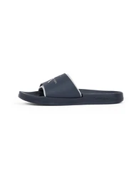 Pantolette navy / wei