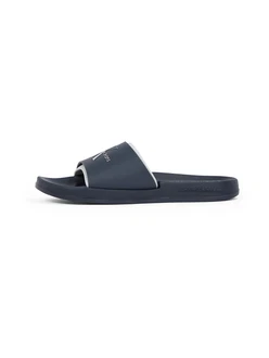 Calvin Klein Jeans Pantolette navy/weiß