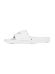 Pantolette hellgrau / schwarz / wei