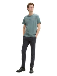 TOM TAILOR T-Shirt (OCS) marine/petrol/orange