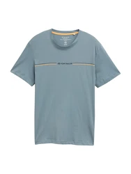 TOM TAILOR T-Shirt (OCS) marine/petrol/orange