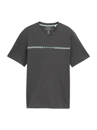 T-Shirt (OCS) hellblau / dunkelgrau / wei