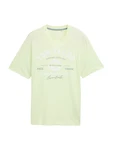 TOM TAILOR T-Shirt hellgrn/dunkelgrn/wei
