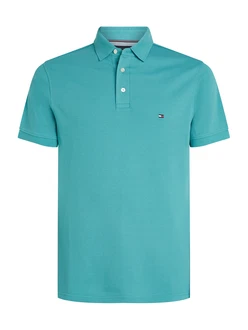 Tommy Hilfiger Poloshirt Core 1985 1985 SLIM POLO türkis