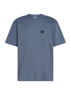 Calvin Klein Jeans T-Shirt WOVEN LABEL RELAXED TEE rauchgrau