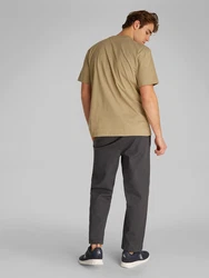 Calvin Klein Jeans T-Shirt WOVEN LABEL RELAXED TEE brokat/khaki/schwarz