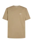 Calvin Klein Jeans T-Shirt WOVEN LABEL RELAXED TEE brokat/khaki/schwarz