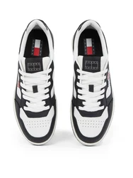 Tommy Jeans Sneaker 'ESS' ecru/marine/rot/schwarz
