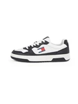 Tommy Jeans Sneaker 'ESS' ecru/marine/rot/schwarz
