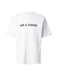VANS T-Shirt 'Tell A Friend' schwarz/weiß