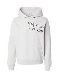 Sweatshirt graumeliert / schwarz