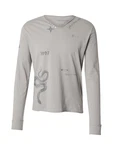 Zadig & Voltaire Shirt 'MONASTIR' taupe/graphit
