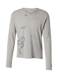 Zadig & Voltaire Shirt 'MONASTIR' taupe/graphit