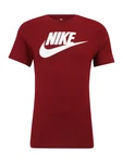 Nike Sportswear T-Shirt 'Icon Futura' bordeaux/weiß Nike Sportswear T-Shirt 'Icon Futura' bordeaux/weiß