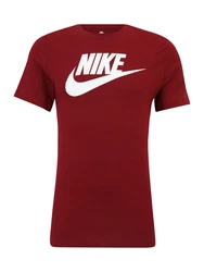 Nike Sportswear T-Shirt 'Icon Futura' bordeaux/weiß