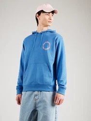 New Balance Kapuzensweatshirt Circularogo Hoodie royalblau/rosa