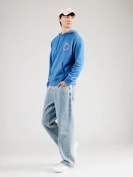 New Balance Kapuzensweatshirt Circularogo Hoodie royalblau/rosa