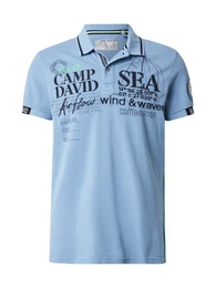 Poloshirt marine / hellblau / hellgrn / wei