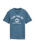 TOM TAILOR T-Shirt marine/navy/weiß
